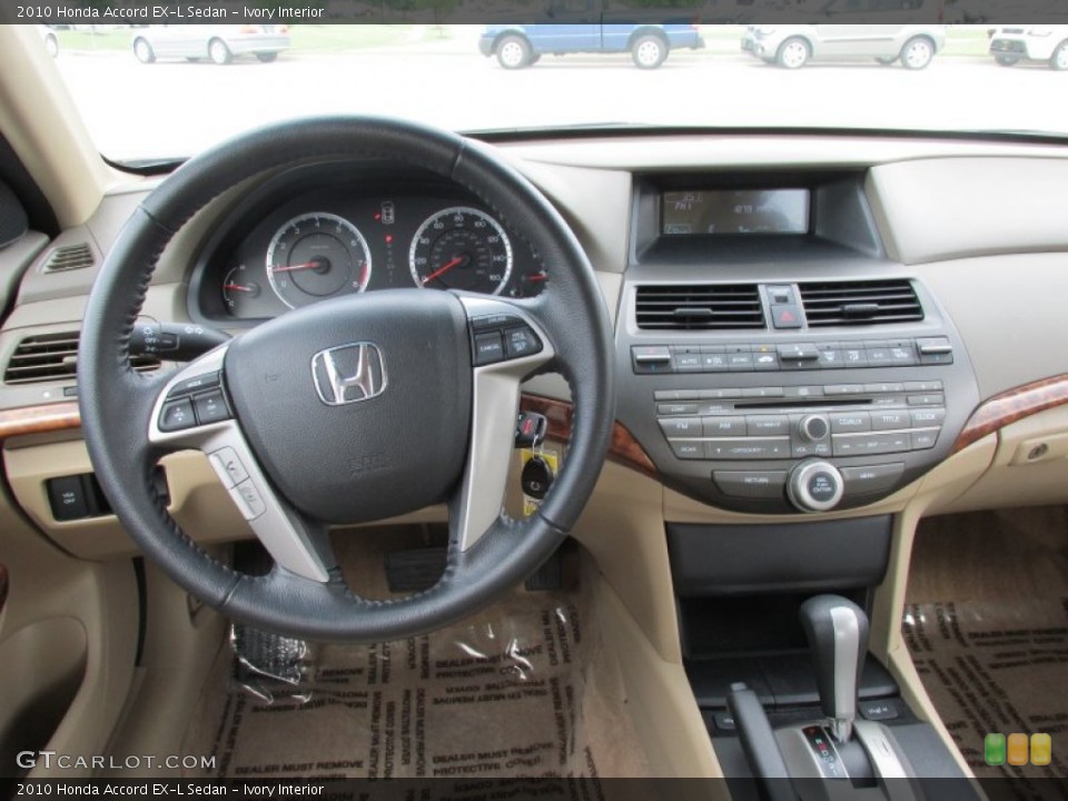 Ivory Interior Dashboard for the 2010 Honda Accord EX-L Sedan #81752844