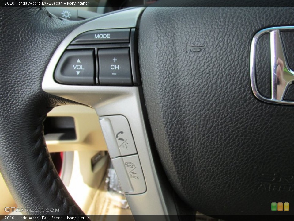 Ivory Interior Controls for the 2010 Honda Accord EX-L Sedan #81752943