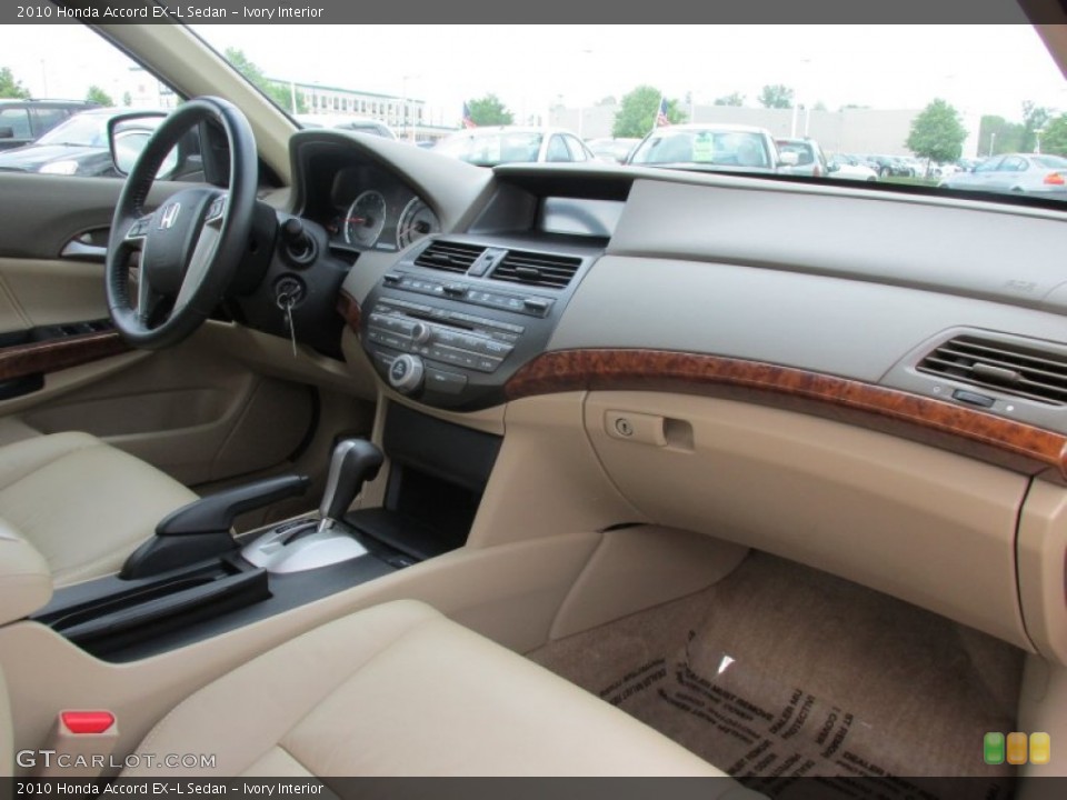 Ivory Interior Dashboard for the 2010 Honda Accord EX-L Sedan #81753072