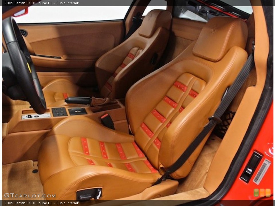 Cuoio Interior Front Seat for the 2005 Ferrari F430 Coupe F1 #81754353
