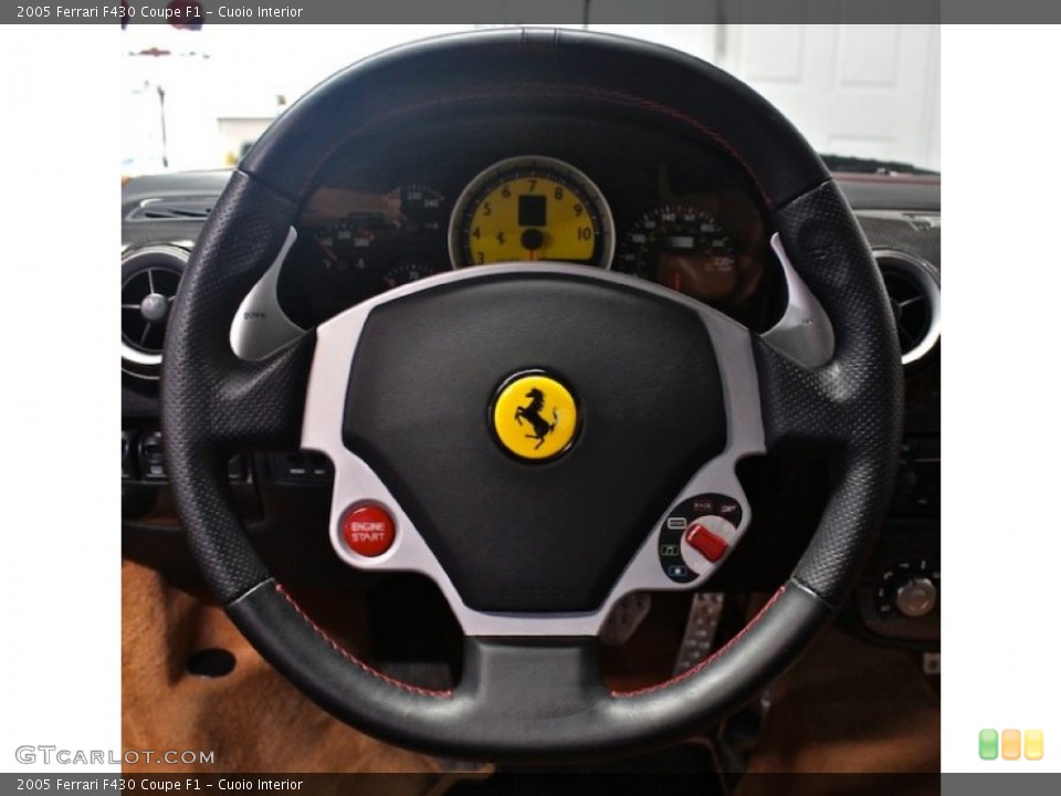 Cuoio Interior Steering Wheel for the 2005 Ferrari F430 Coupe F1 #81754572