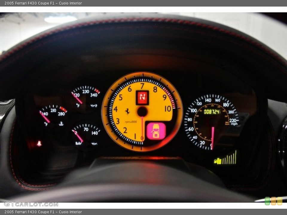 Cuoio Interior Gauges for the 2005 Ferrari F430 Coupe F1 #81754607