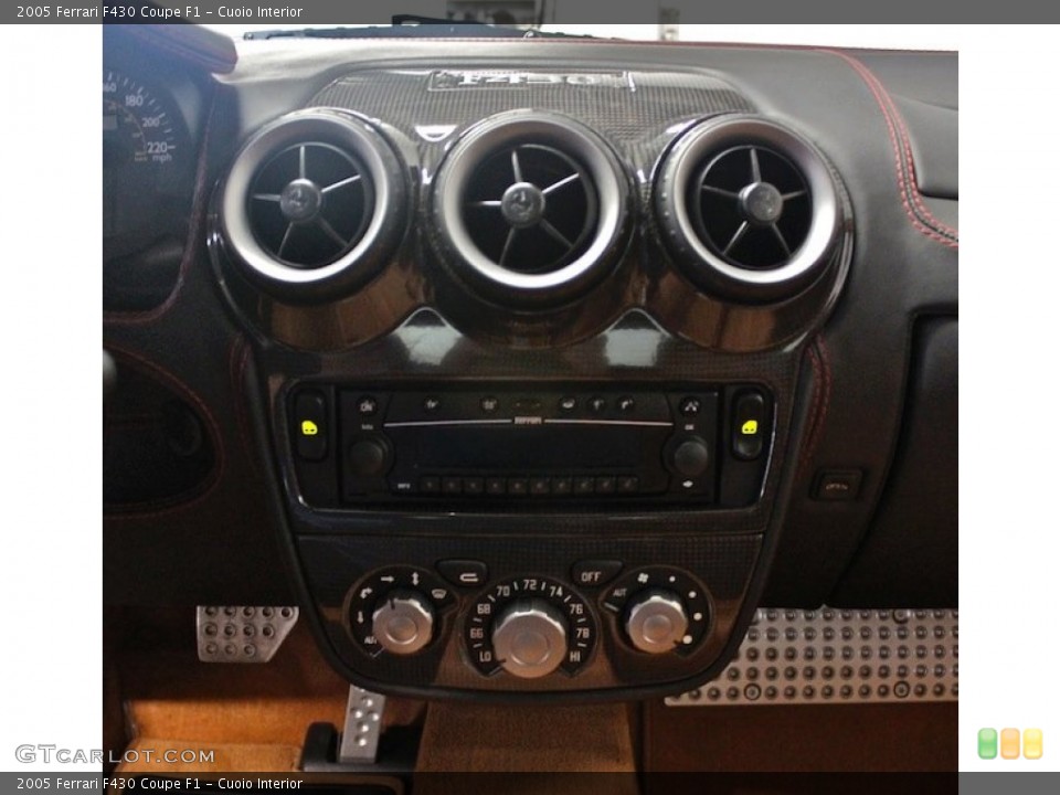 Cuoio Interior Controls for the 2005 Ferrari F430 Coupe F1 #81754641