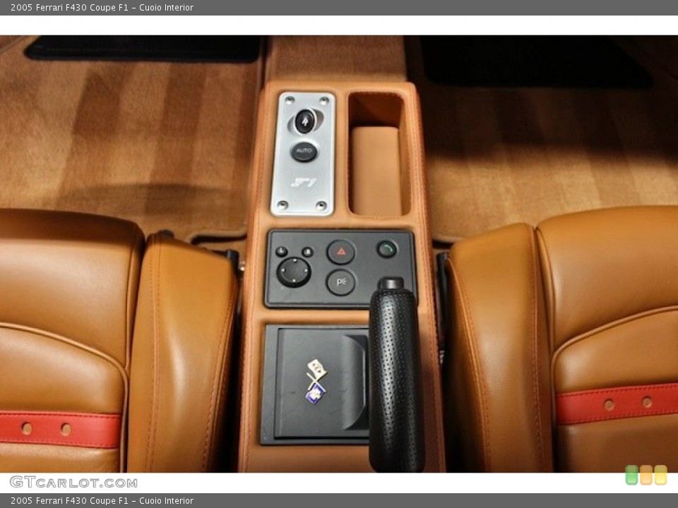 Cuoio Interior Controls for the 2005 Ferrari F430 Coupe F1 #81754692