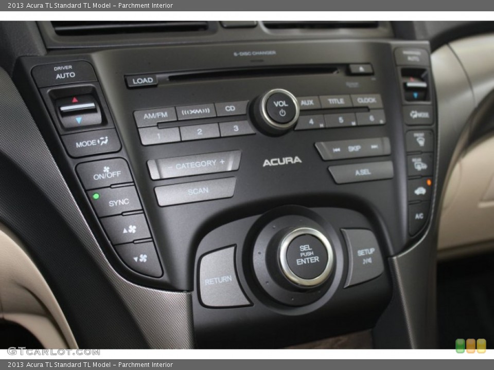 Parchment Interior Controls for the 2013 Acura TL  #81755634