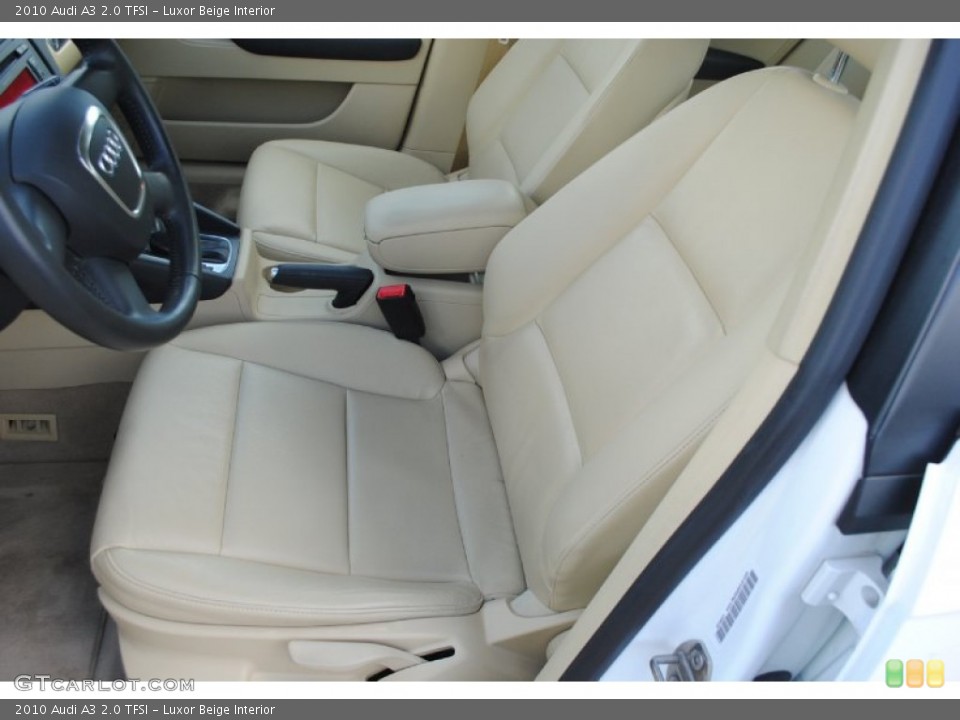 Luxor Beige Interior Front Seat for the 2010 Audi A3 2.0 TFSI #81758551