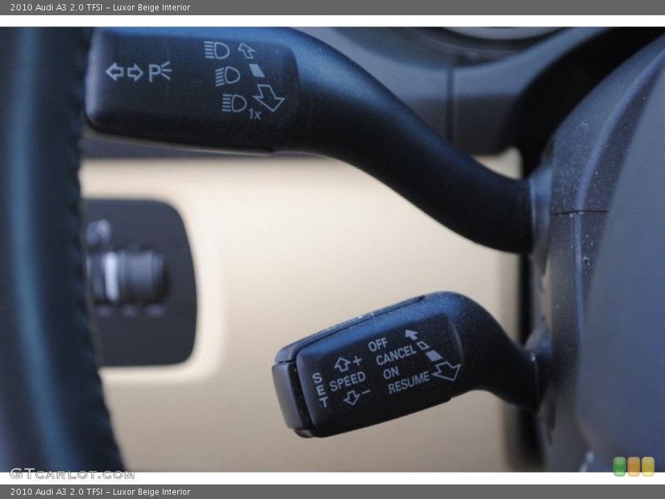 Luxor Beige Interior Controls for the 2010 Audi A3 2.0 TFSI #81758631