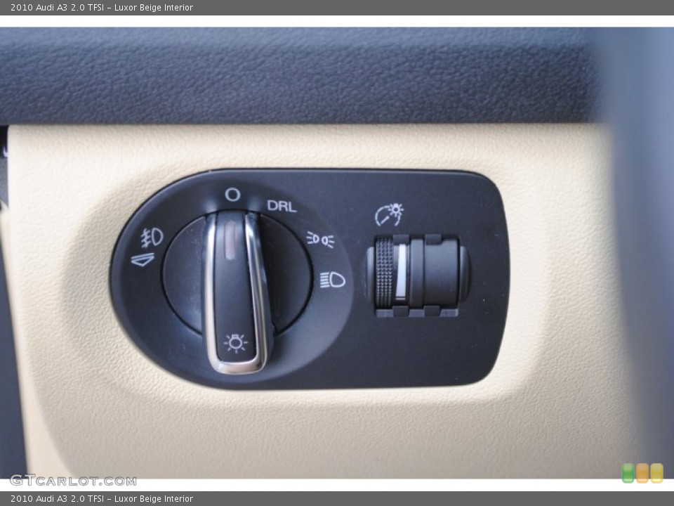 Luxor Beige Interior Controls for the 2010 Audi A3 2.0 TFSI #81758643