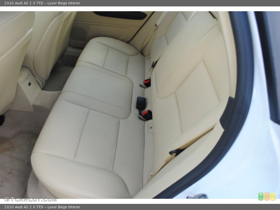 Luxor Beige Interior Rear Seat for the 2010 Audi A3 2.0 TFSI #81758654