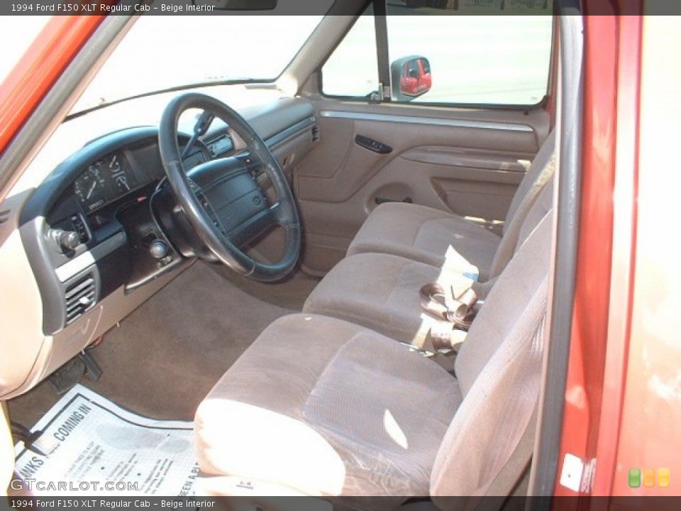 Beige Interior Photo for the 1994 Ford F150 XLT Regular Cab #81758696