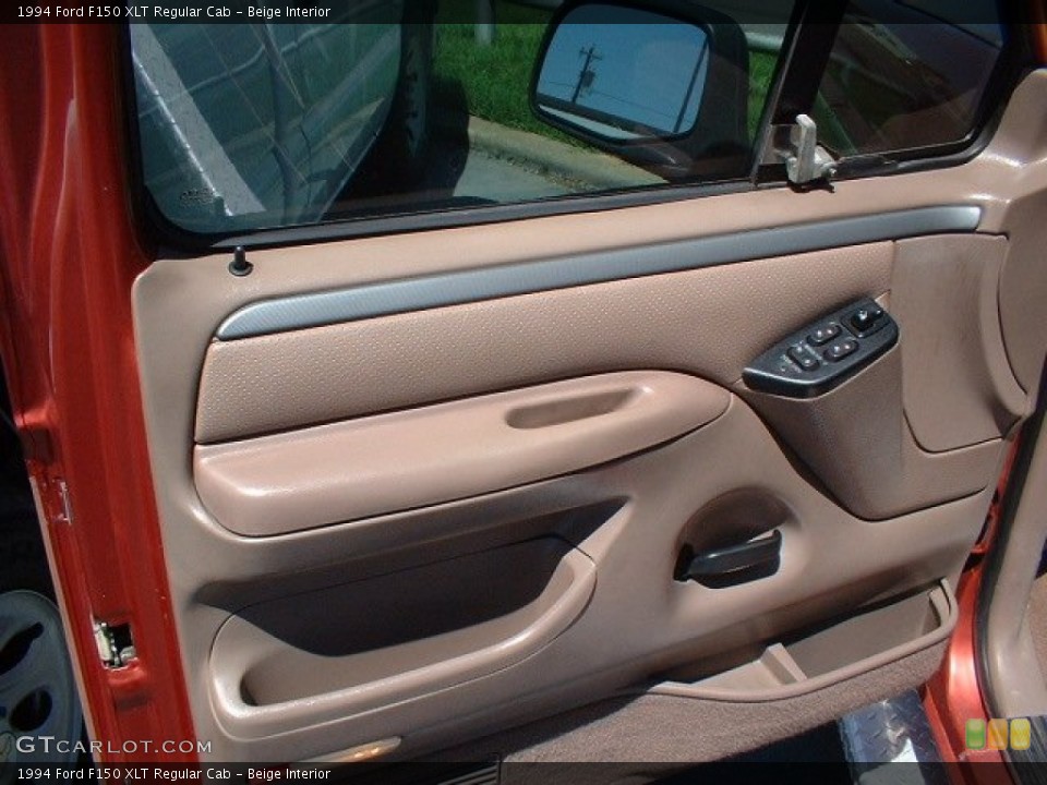 Beige Interior Door Panel for the 1994 Ford F150 XLT Regular Cab #81758706