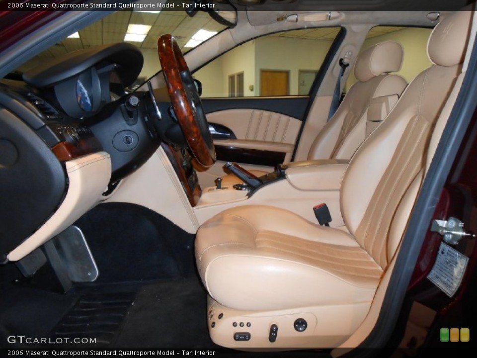 Tan Interior Front Seat for the 2006 Maserati Quattroporte  #81759086