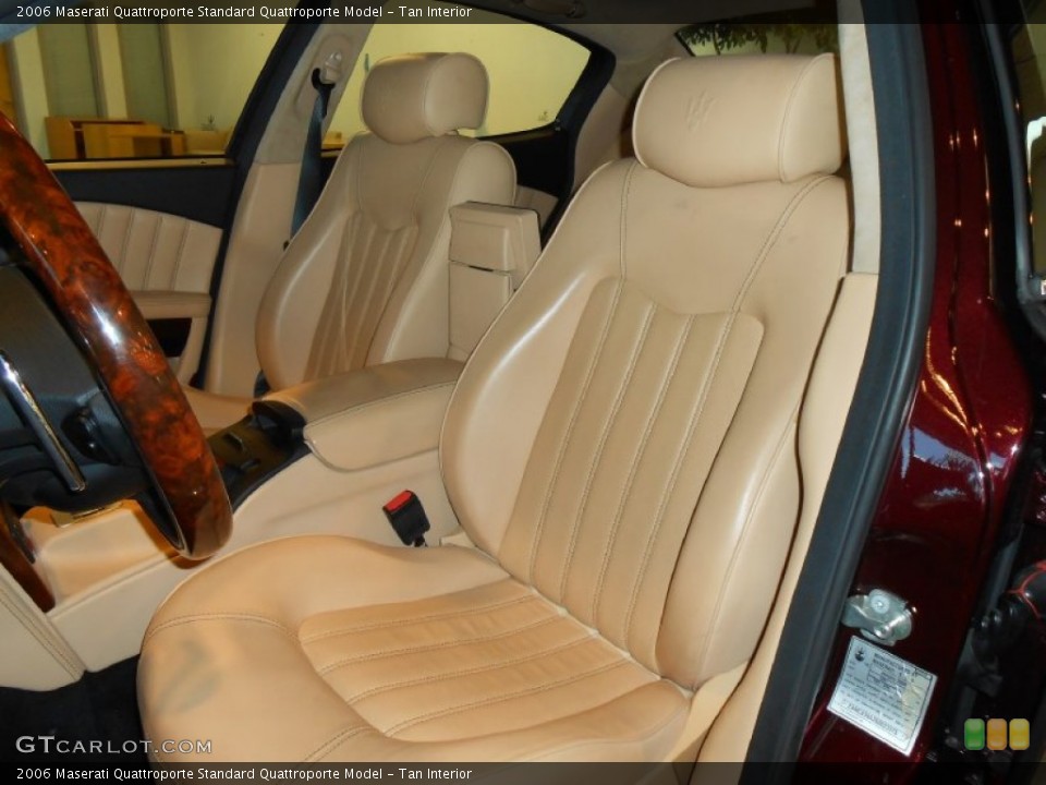 Tan Interior Front Seat for the 2006 Maserati Quattroporte  #81759099
