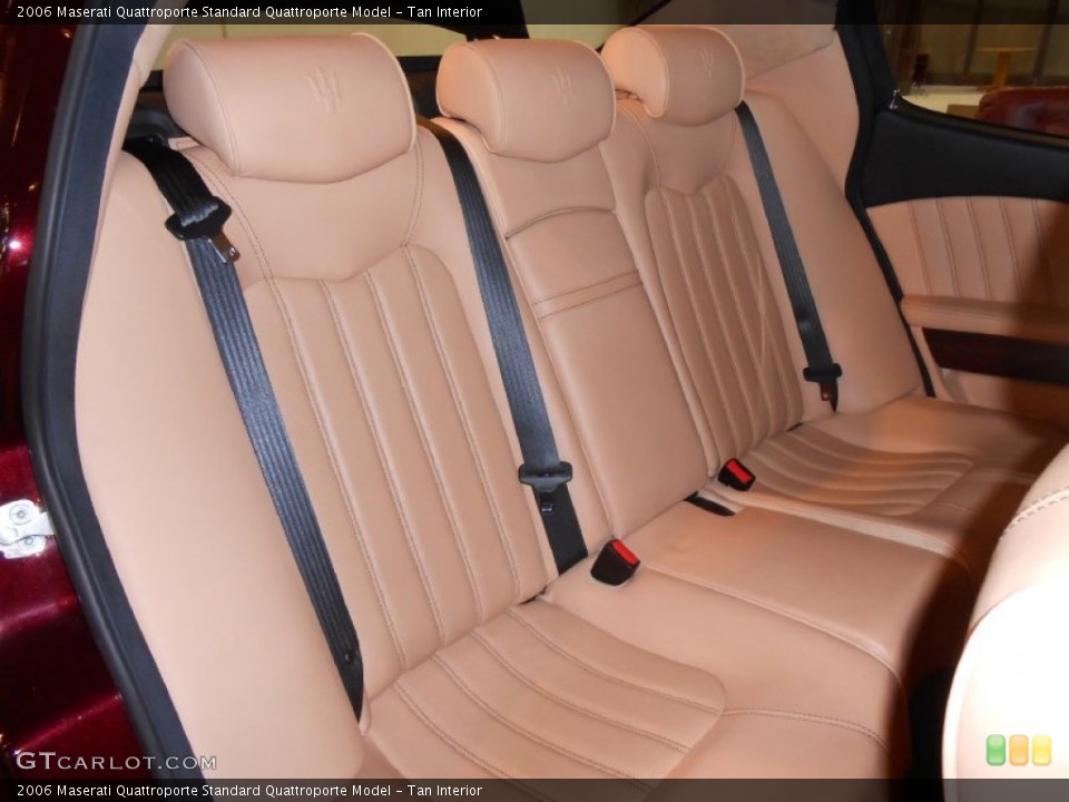 Tan Interior Rear Seat for the 2006 Maserati Quattroporte  #81759147
