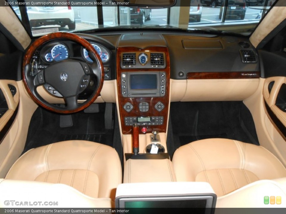 Tan Interior Dashboard for the 2006 Maserati Quattroporte  #81759199
