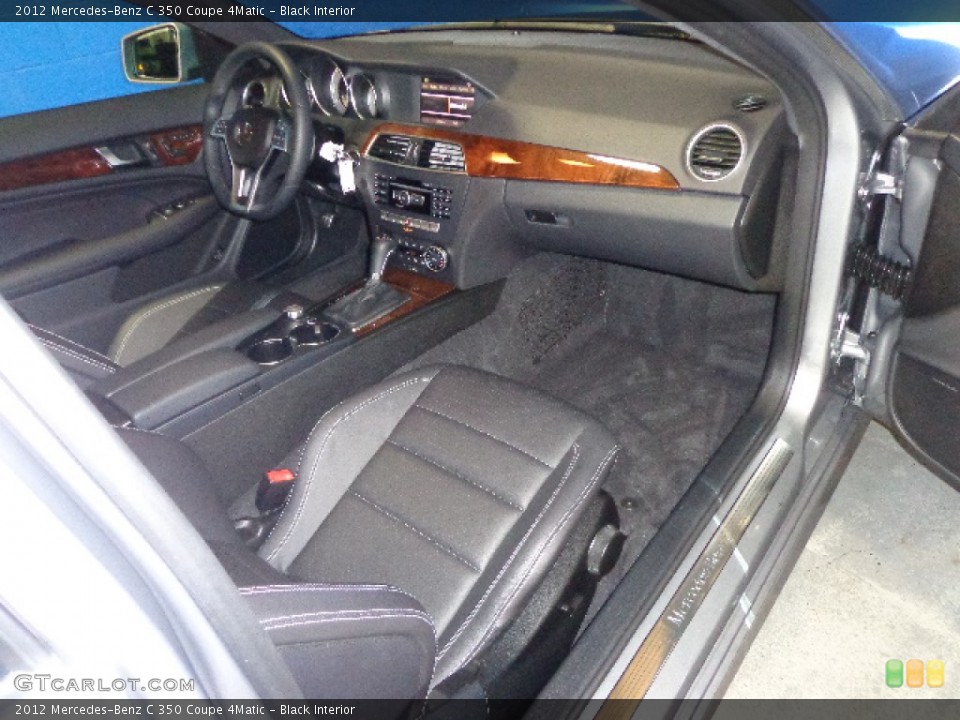 Black Interior Dashboard for the 2012 Mercedes-Benz C 350 Coupe 4Matic #81764043