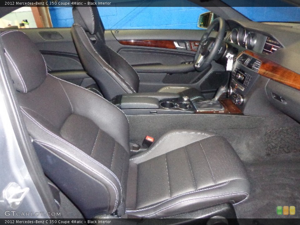 Black Interior Front Seat for the 2012 Mercedes-Benz C 350 Coupe 4Matic #81764073