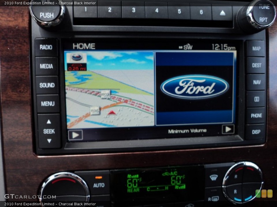 Charcoal Black Interior Navigation for the 2010 Ford Expedition Limited #81765343