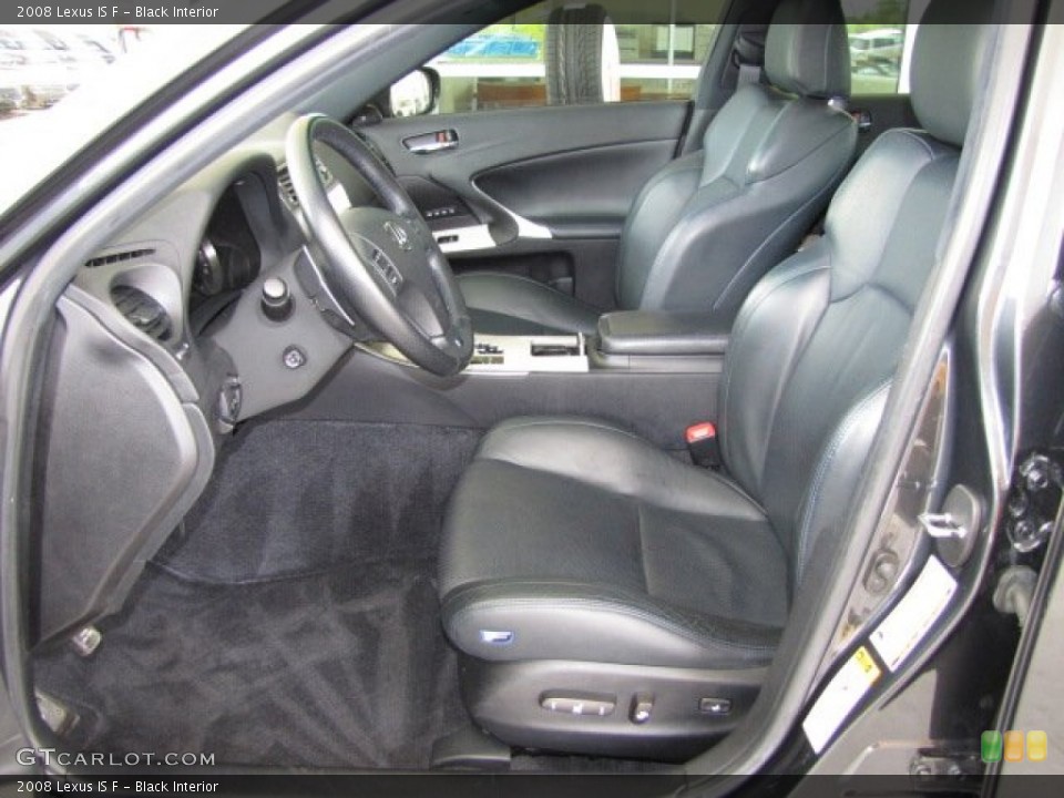 Black Interior Photo for the 2008 Lexus IS F #81765561