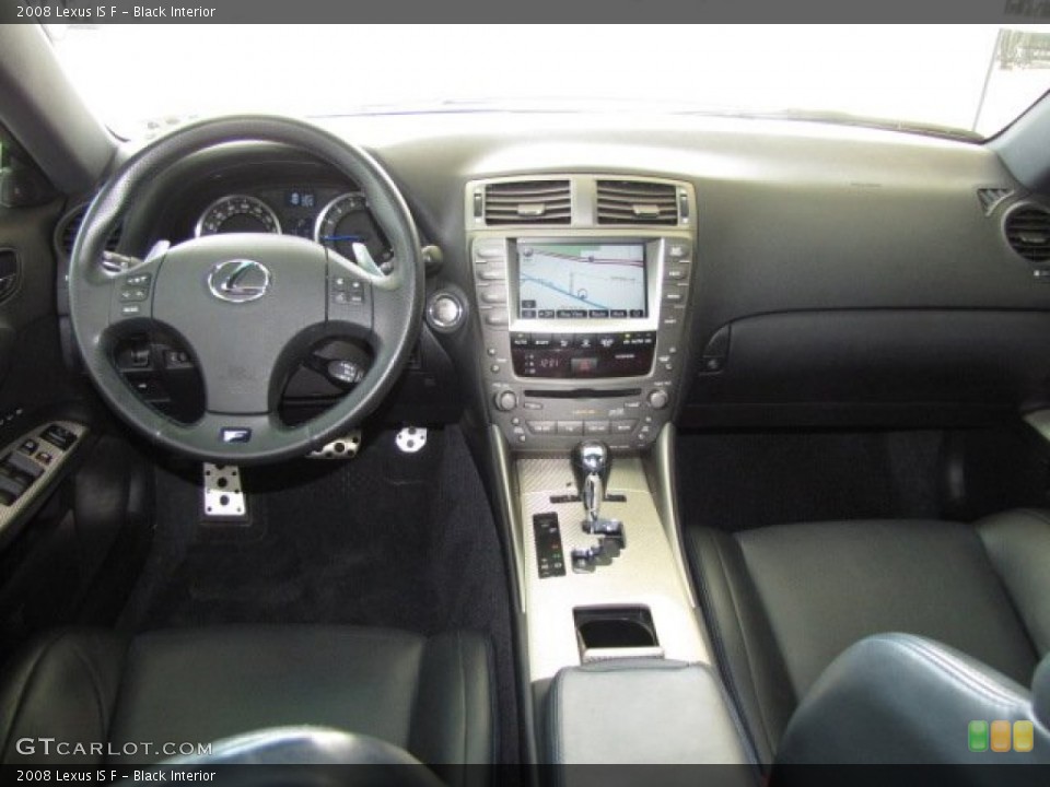 Black Interior Dashboard for the 2008 Lexus IS F #81765579