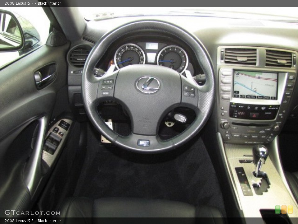 Black Interior Dashboard for the 2008 Lexus IS F #81765785