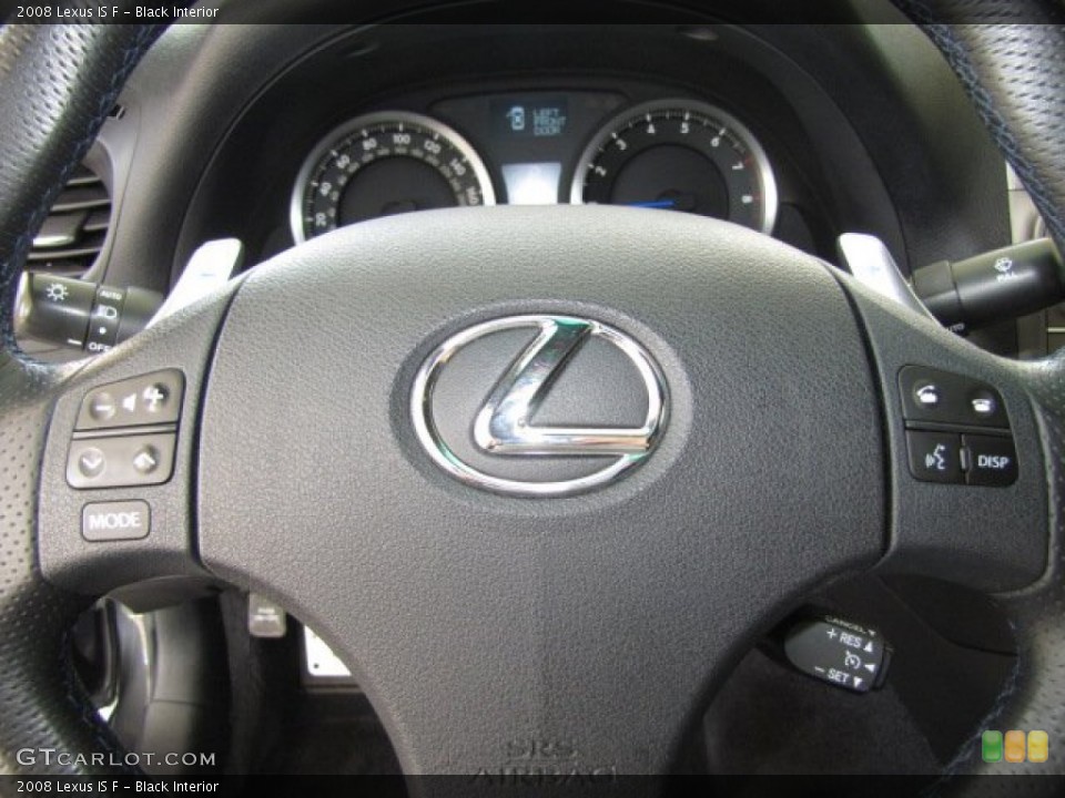 Black Interior Steering Wheel for the 2008 Lexus IS F #81765807