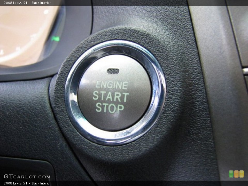 Black Interior Controls for the 2008 Lexus IS F #81766218