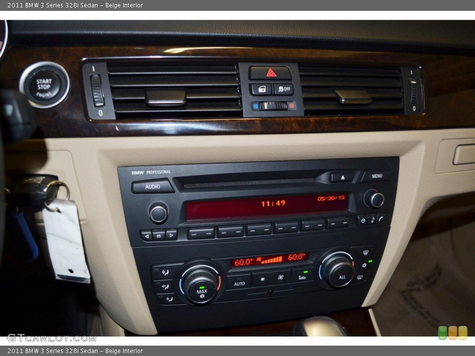 Beige Interior Controls for the 2011 BMW 3 Series 328i Sedan #81767187