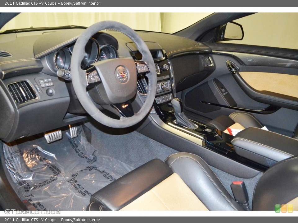 Ebony/Saffron 2011 Cadillac CTS Interiors