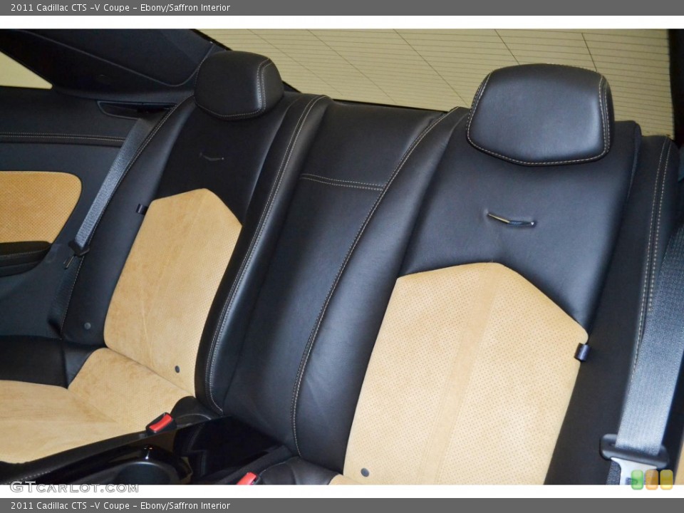 Ebony/Saffron Interior Rear Seat for the 2011 Cadillac CTS -V Coupe #81767788