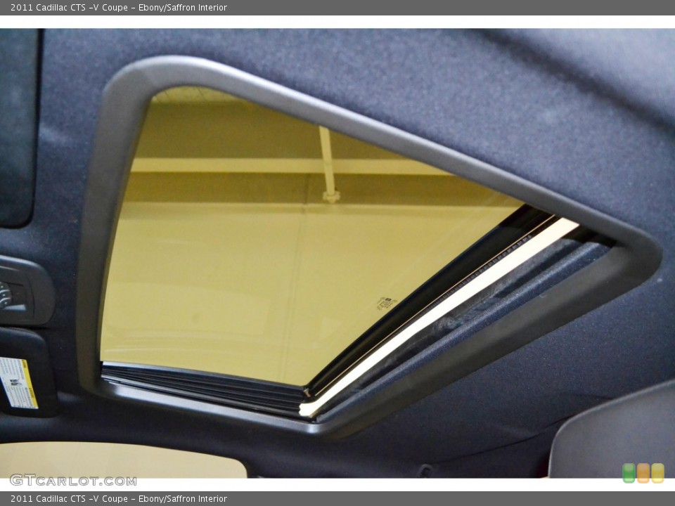 Ebony/Saffron Interior Sunroof for the 2011 Cadillac CTS -V Coupe #81767851
