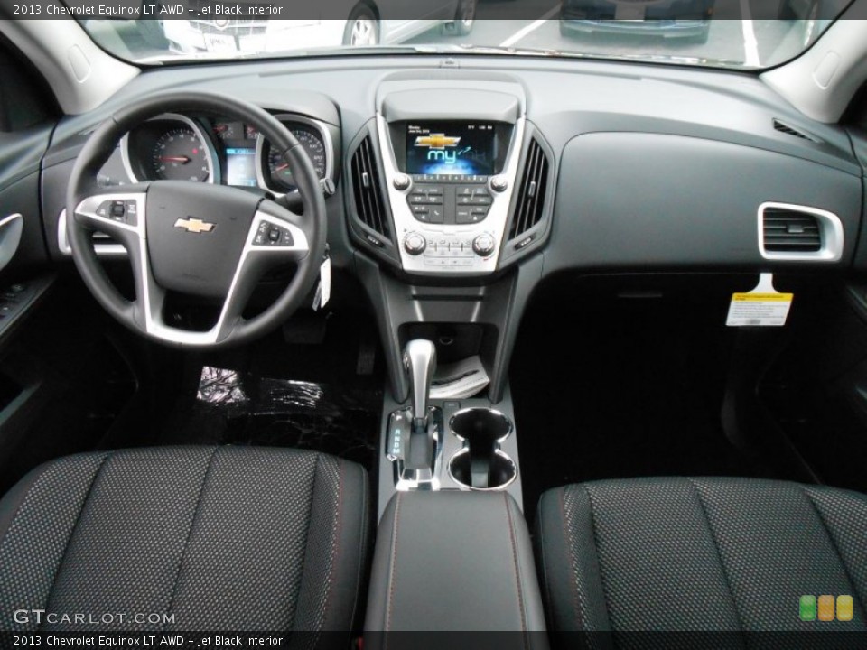 Jet Black Interior Dashboard for the 2013 Chevrolet Equinox LT AWD #81770787