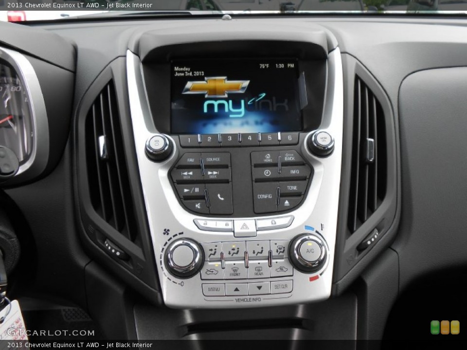 Jet Black Interior Controls for the 2013 Chevrolet Equinox LT AWD #81770835