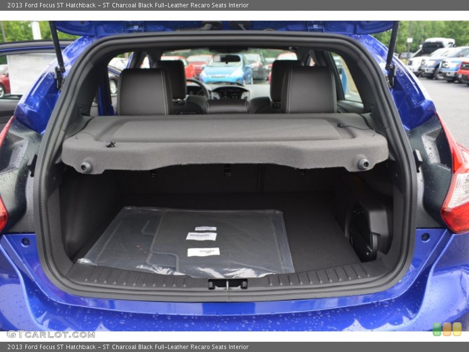 ST Charcoal Black Full-Leather Recaro Seats Interior Trunk for the 2013 Ford Focus ST Hatchback #81772425