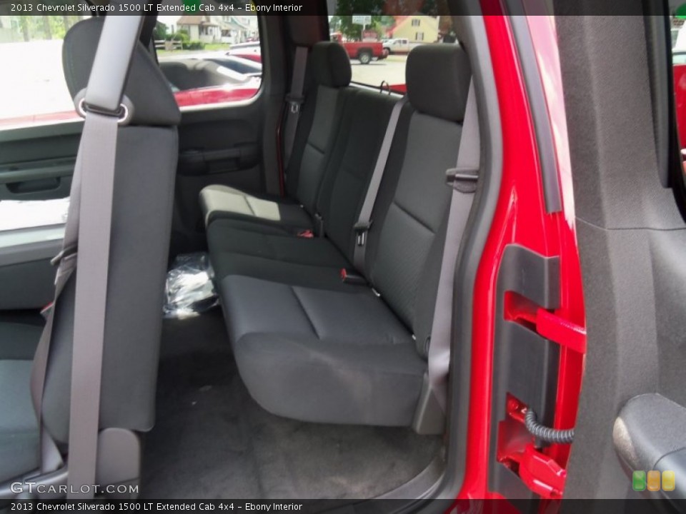 Ebony Interior Rear Seat for the 2013 Chevrolet Silverado 1500 LT Extended Cab 4x4 #81774207