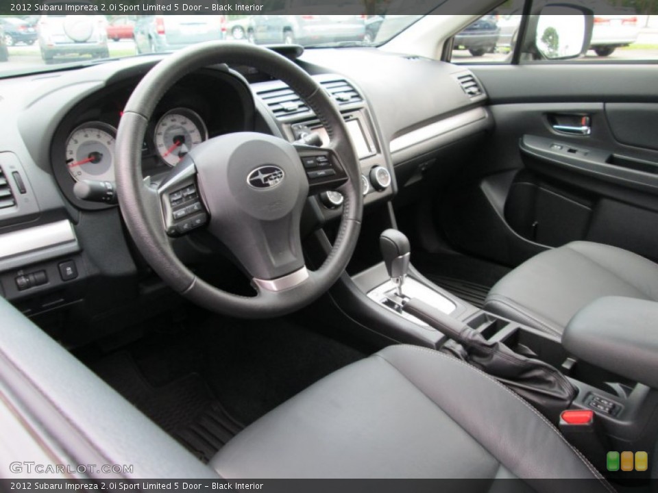 Black Interior Photo for the 2012 Subaru Impreza 2.0i Sport Limited 5 Door #81774430