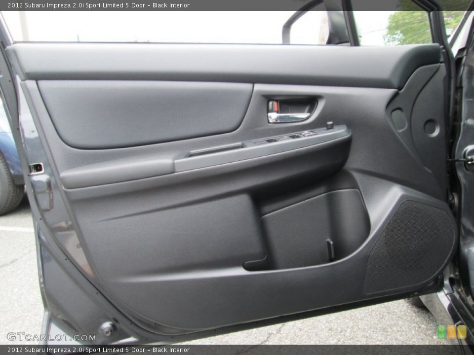 Black Interior Door Panel for the 2012 Subaru Impreza 2.0i Sport Limited 5 Door #81774471