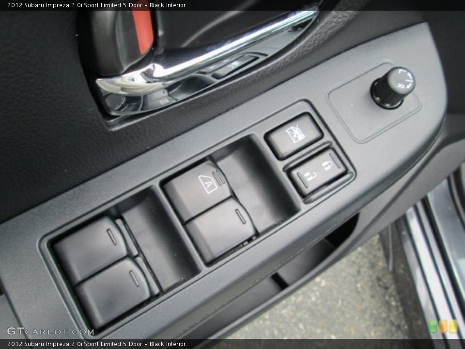 Black Interior Controls for the 2012 Subaru Impreza 2.0i Sport Limited 5 Door #81774497