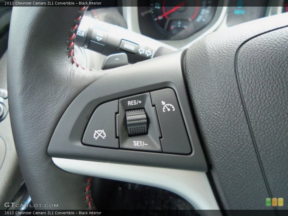 Black Interior Controls for the 2013 Chevrolet Camaro ZL1 Convertible #81777195