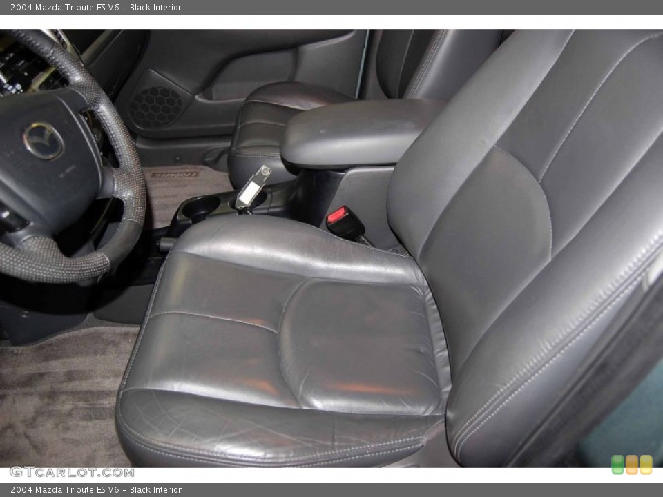 Black Interior Front Seat for the 2004 Mazda Tribute ES V6 #81778264