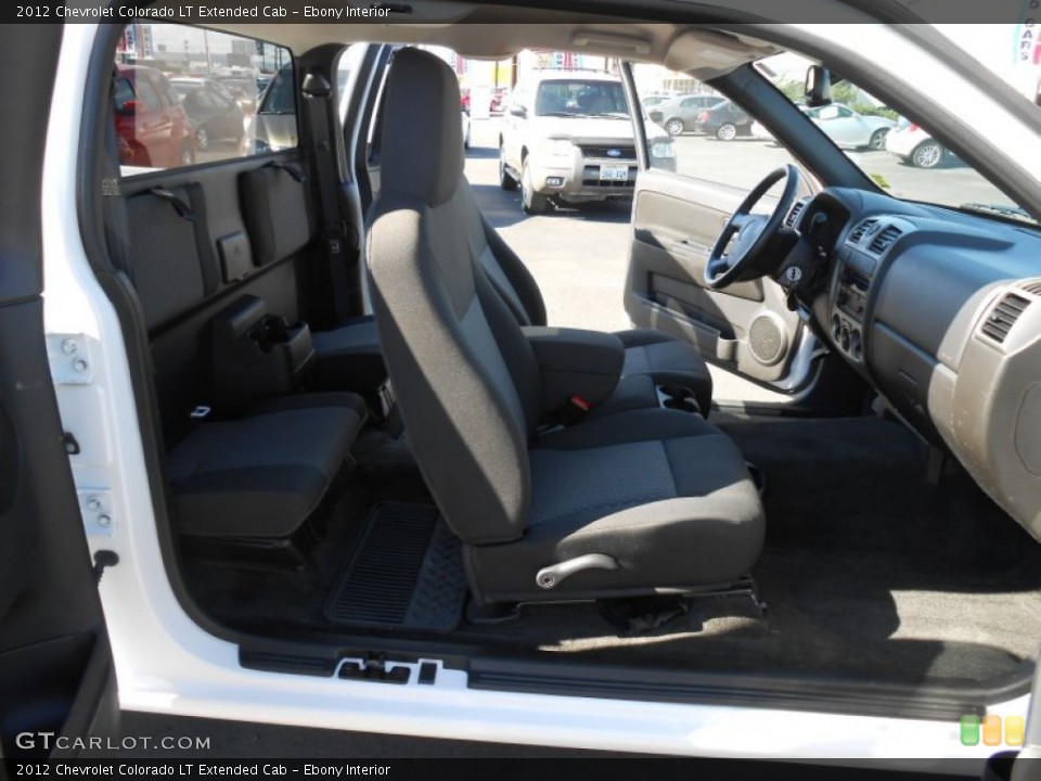 Ebony Interior Photo for the 2012 Chevrolet Colorado LT Extended Cab #81779520