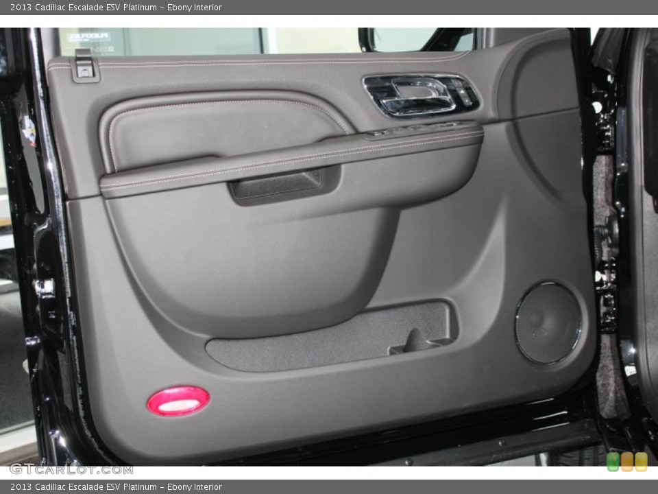 Ebony Interior Door Panel for the 2013 Cadillac Escalade ESV Platinum #81780495