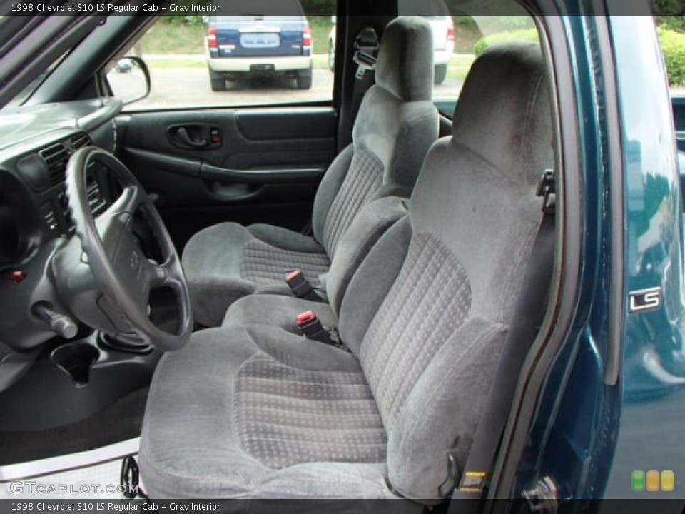 Gray Interior Front Seat for the 1998 Chevrolet S10 LS Regular Cab #81780649