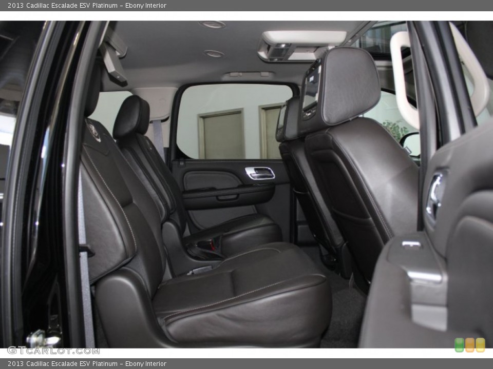 Ebony Interior Rear Seat for the 2013 Cadillac Escalade ESV Platinum #81780651