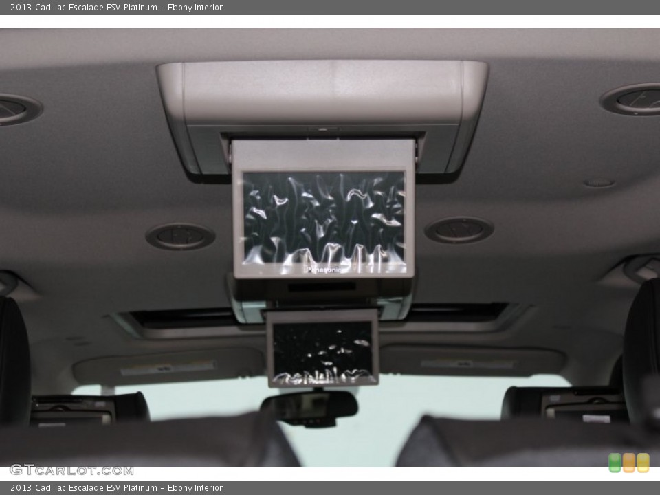 Ebony Interior Entertainment System for the 2013 Cadillac Escalade ESV Platinum #81780864