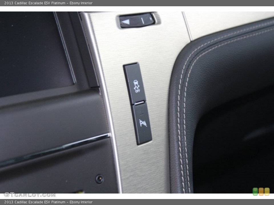 Ebony Interior Controls for the 2013 Cadillac Escalade ESV Platinum #81780888