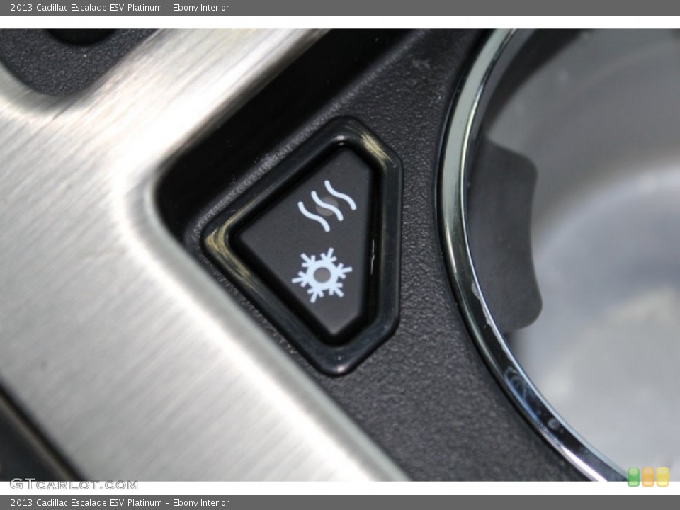Ebony Interior Controls for the 2013 Cadillac Escalade ESV Platinum #81780975