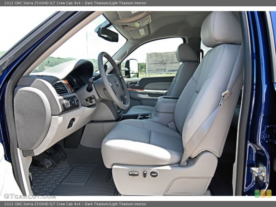 Dark Titanium/Light Titanium Interior Front Seat for the 2013 GMC Sierra 2500HD SLT Crew Cab 4x4 #81781218