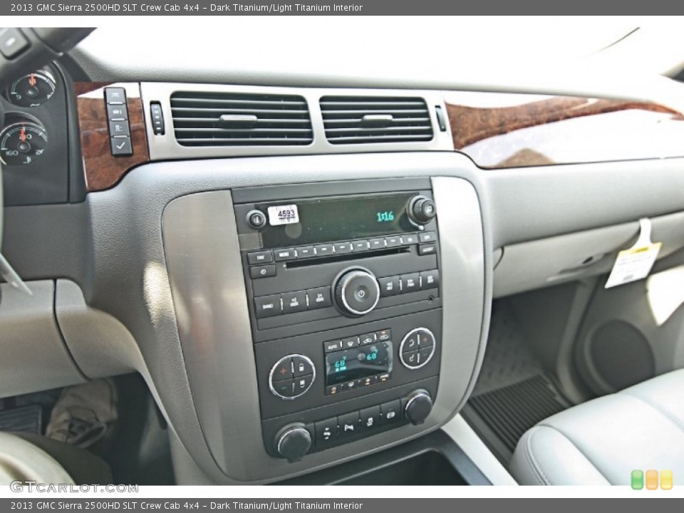 Dark Titanium/Light Titanium Interior Controls for the 2013 GMC Sierra 2500HD SLT Crew Cab 4x4 #81781295