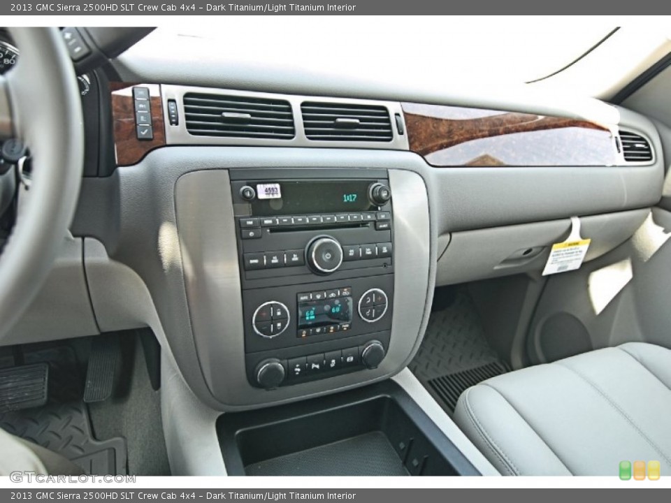 Dark Titanium/Light Titanium Interior Controls for the 2013 GMC Sierra 2500HD SLT Crew Cab 4x4 #81781341